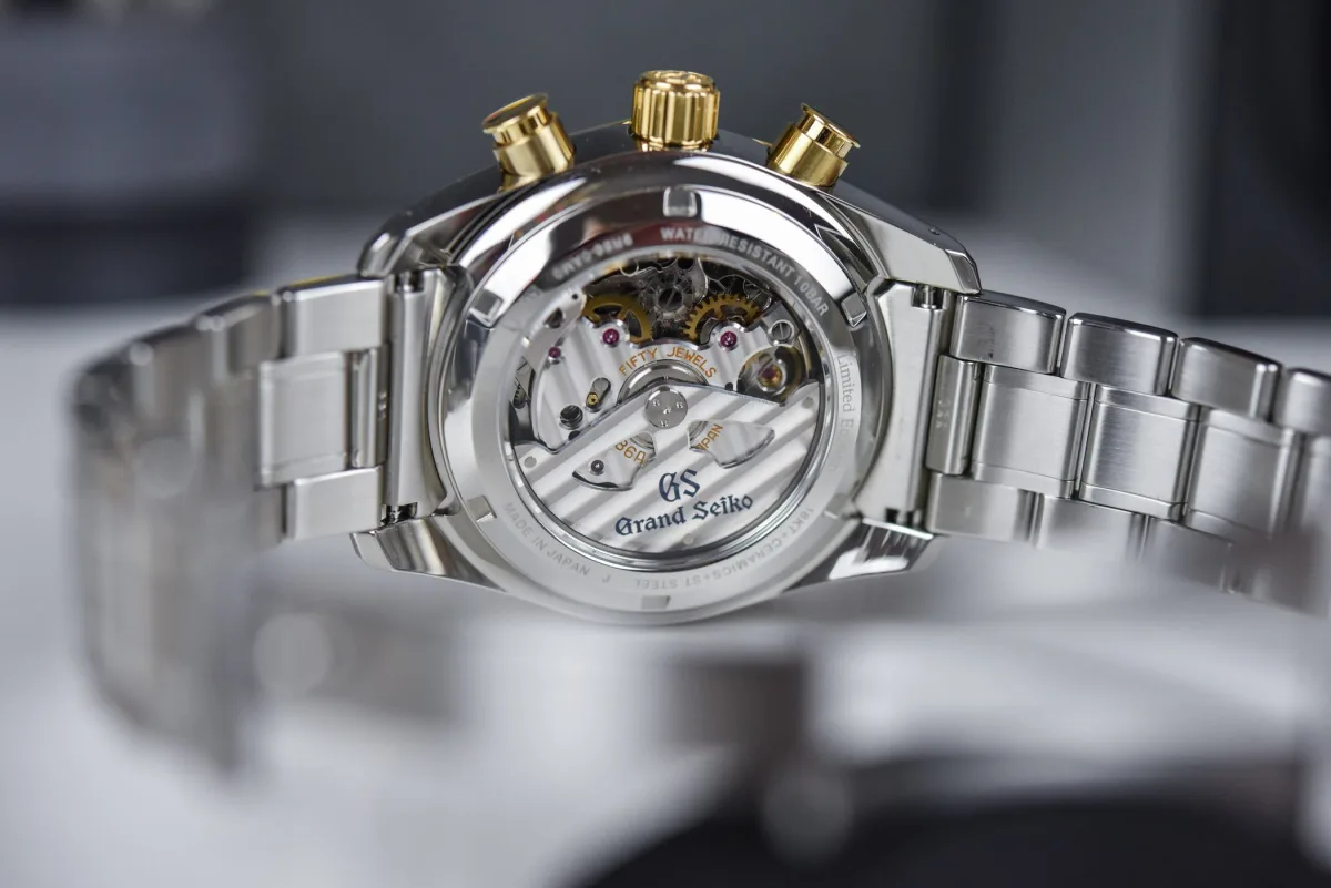 Display of SBGC240 showcasing its intricate dial design