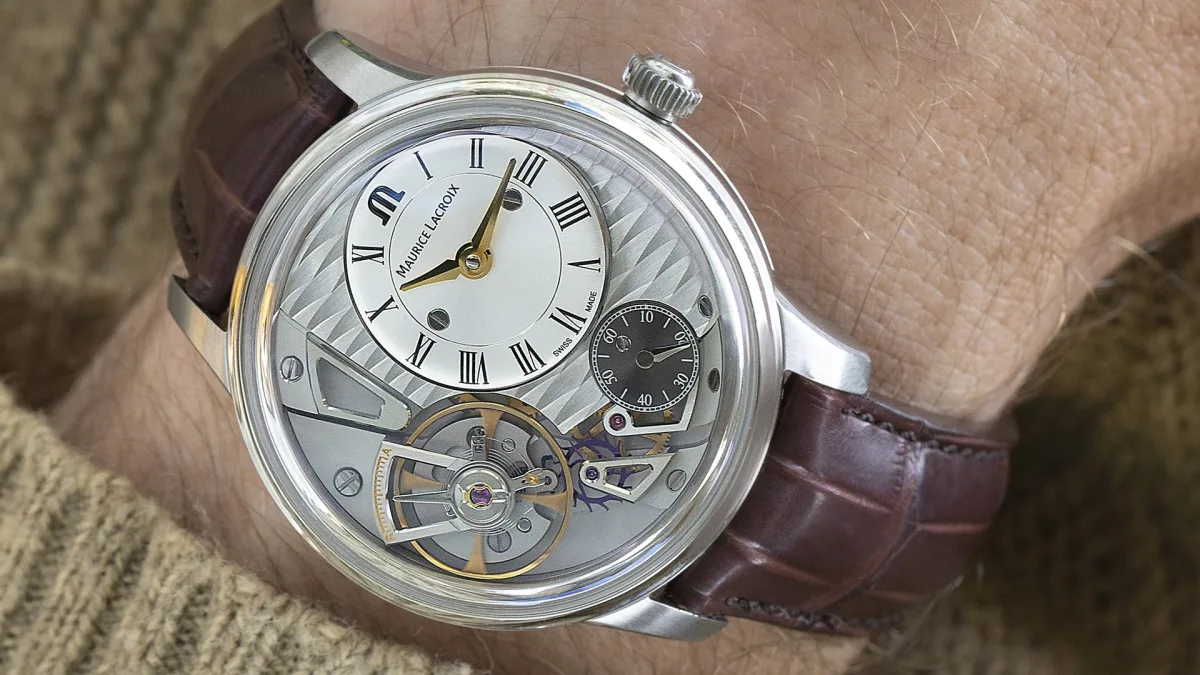 Full view of Maurice Lacroix Masterpiece Gravity watch