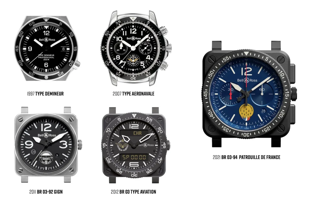 BR 01 RAID watch for French elite police units.