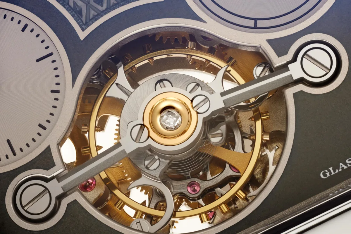 Tourbillon mechanism of the A. Lange & Söhne Cabaret