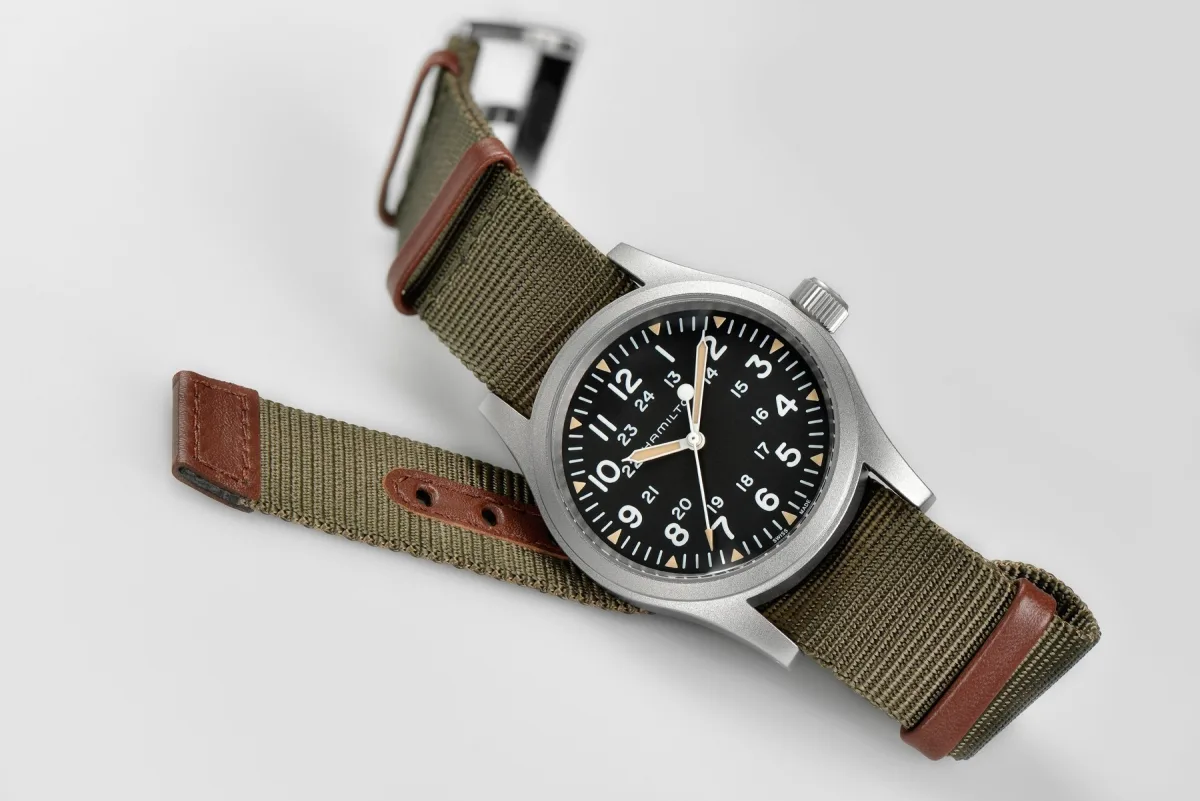 Hamilton Khaki Field Mechanical with white dial