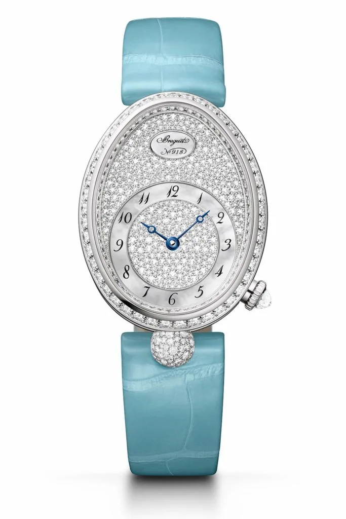 Breguet Reine de Naples 8938 gold clasp with diamonds