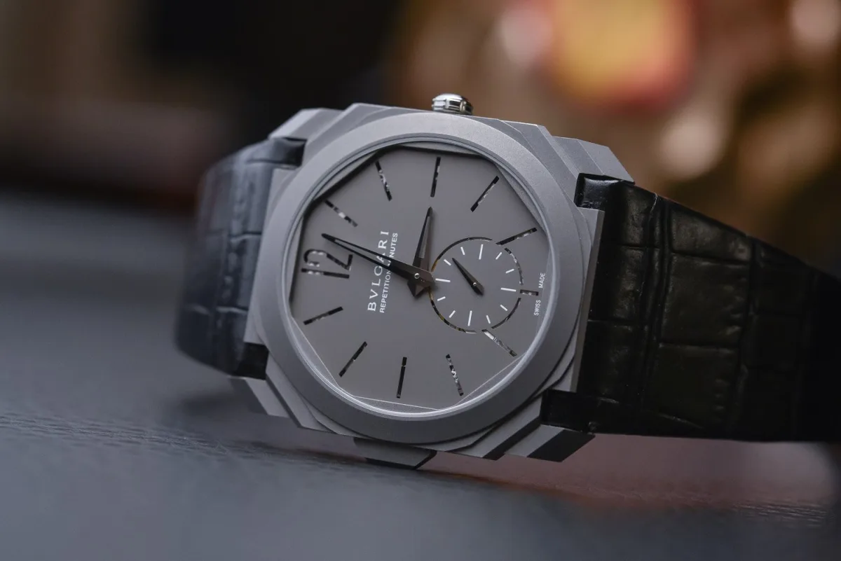 Bvlgari Octo Finissimo Minute Repeater in titanium
