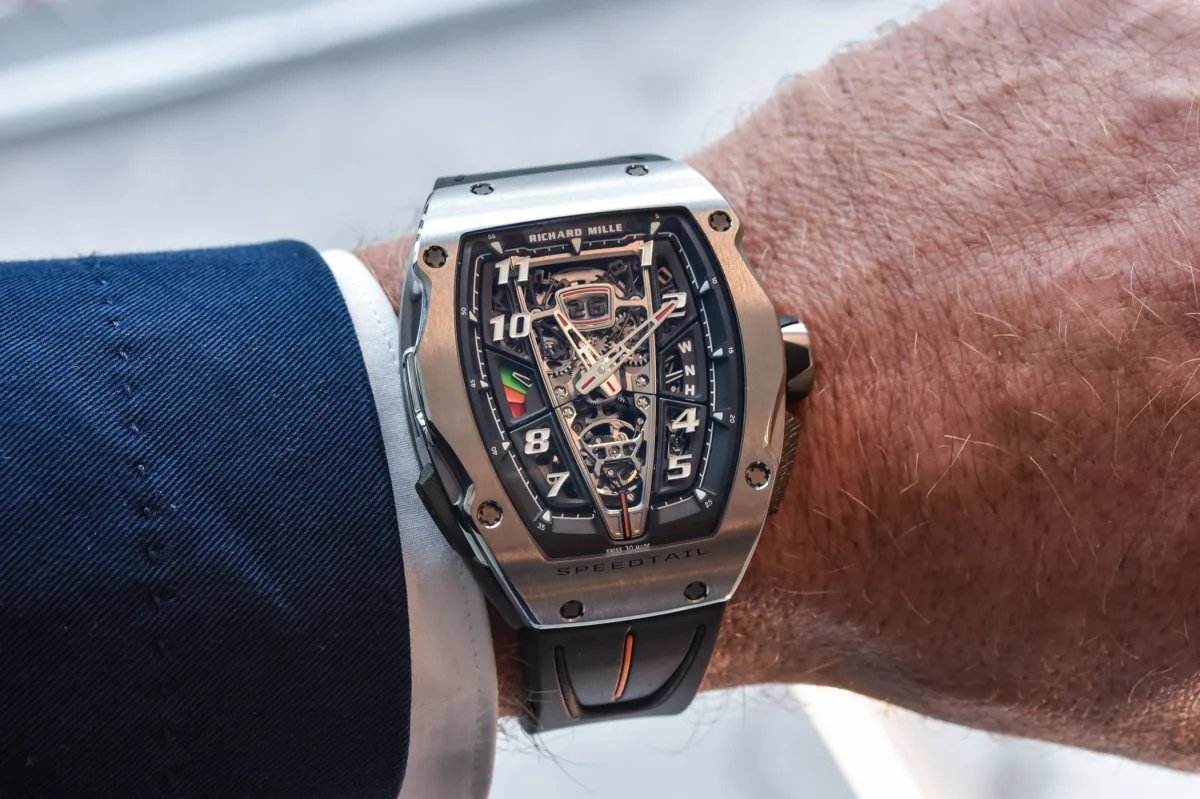 Richard Mille RM 40-01 case with teardrop shape