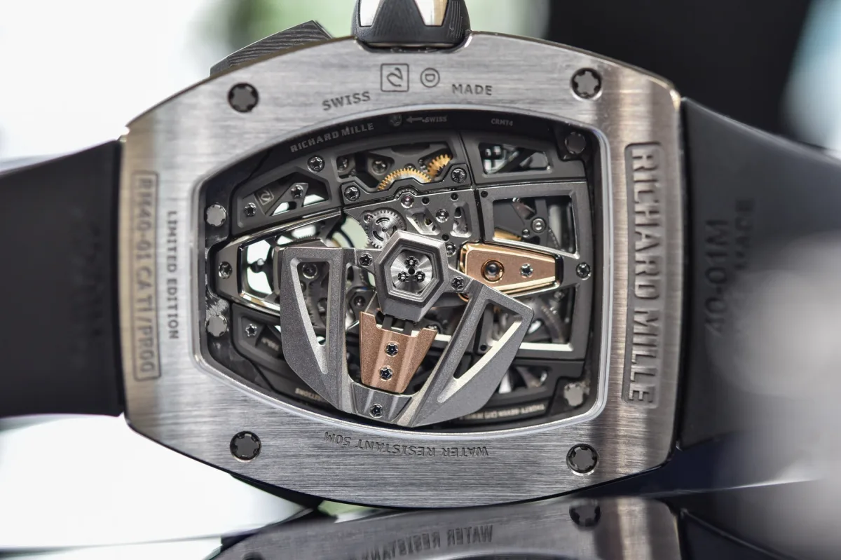 Mechanism of Richard Mille RM 40-01 watch
