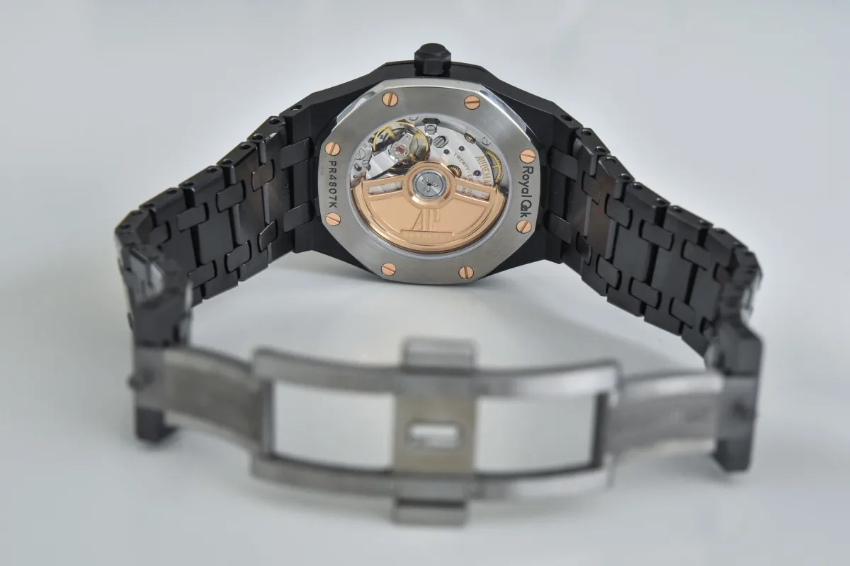 Audemars Piguet Royal Oak 34mm Black Ceramic movement view