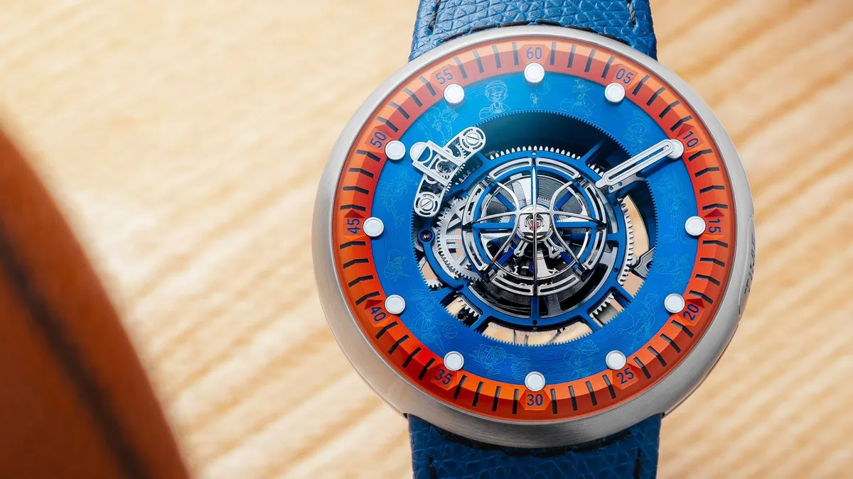B-BALL sculpture packaging for the Space Jam Tourbillon