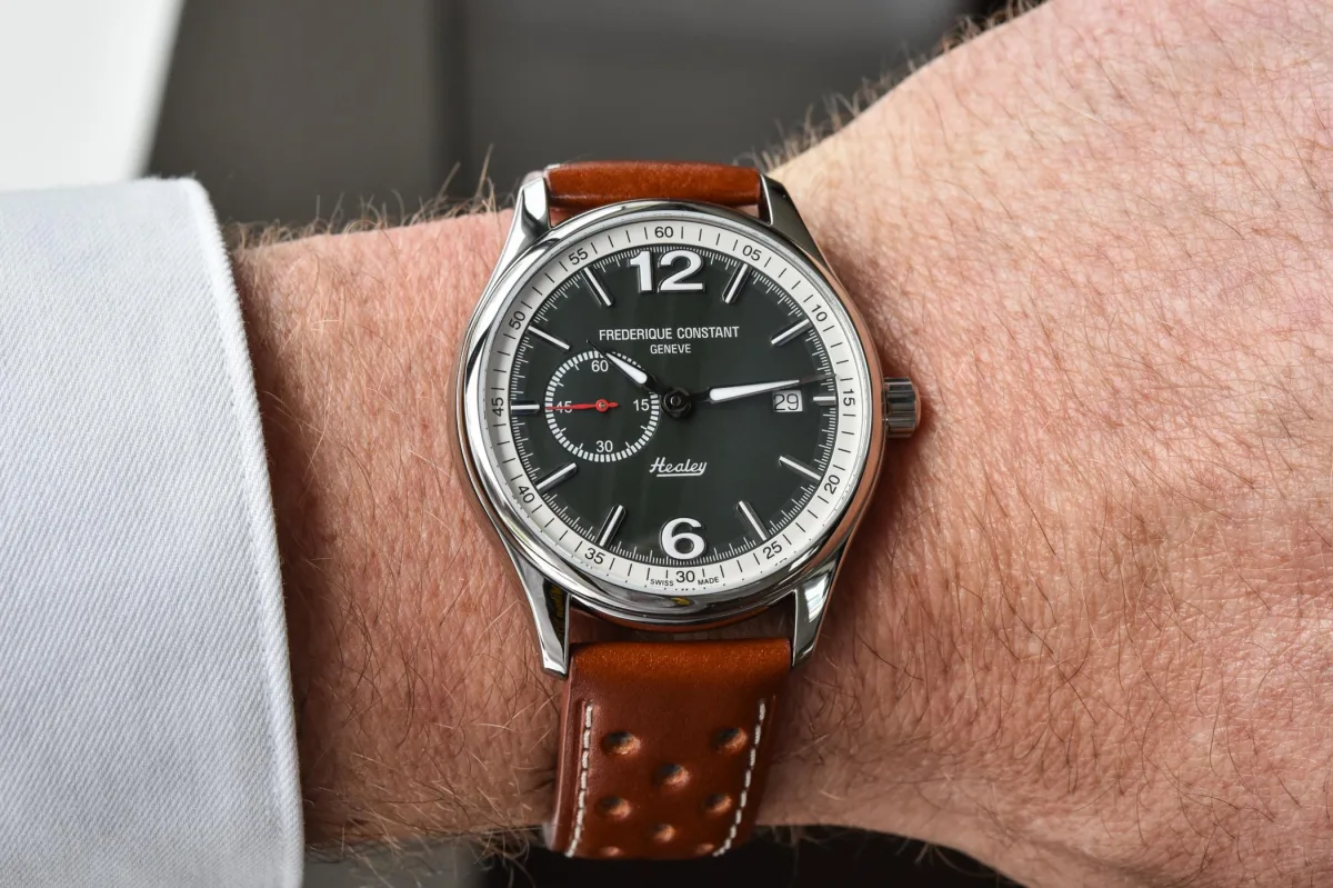 Frederique Constant Vintage Rally Healey Automatic watch with green dial
