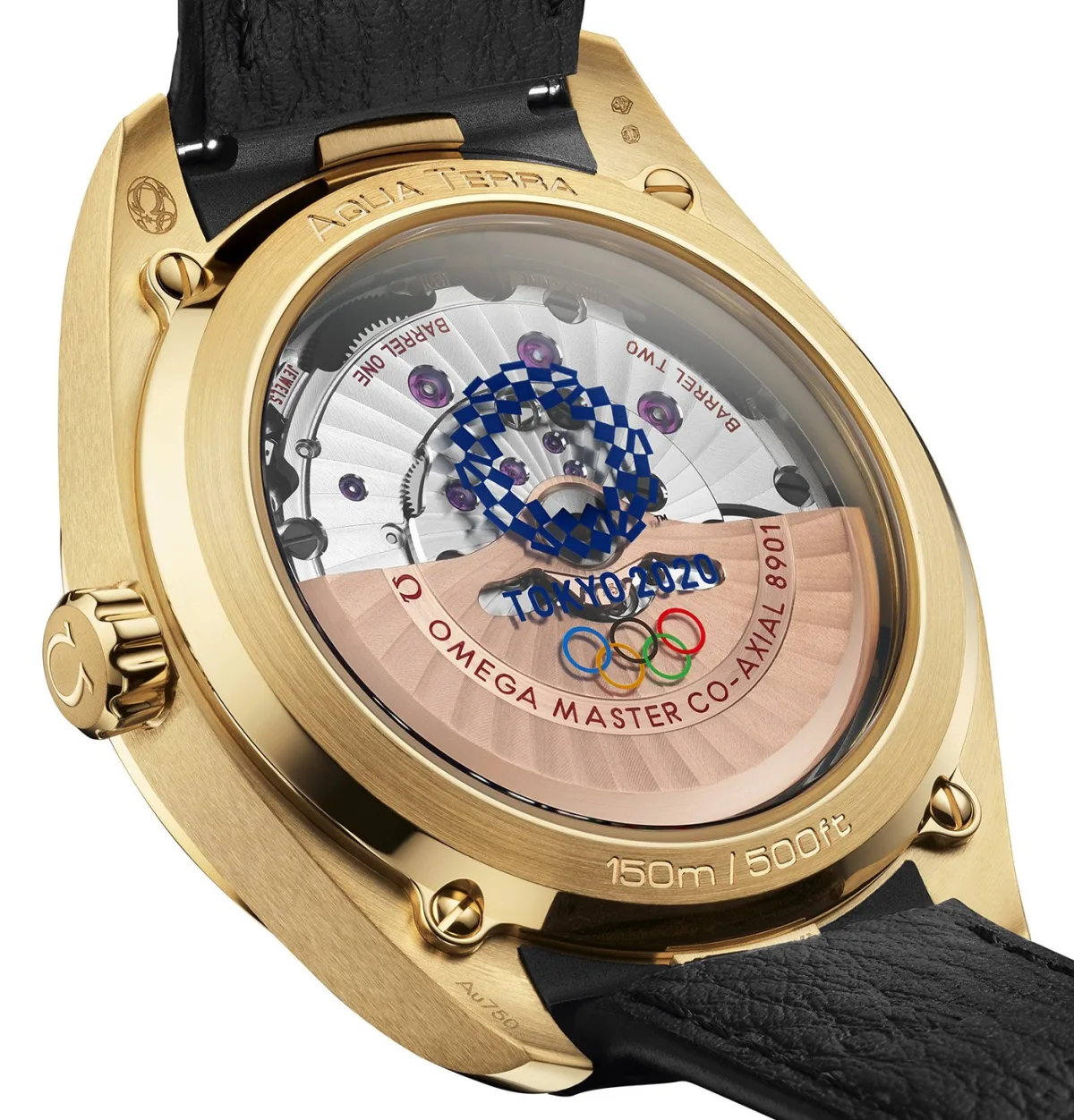 Dial design of Omega Seamaster Aqua Terra Tokyo 2020