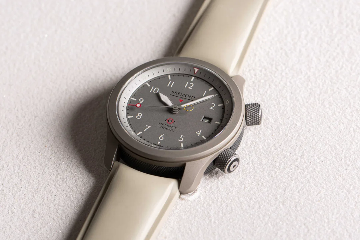 Bremont MBII Savanna Pilot Watch with titanium case