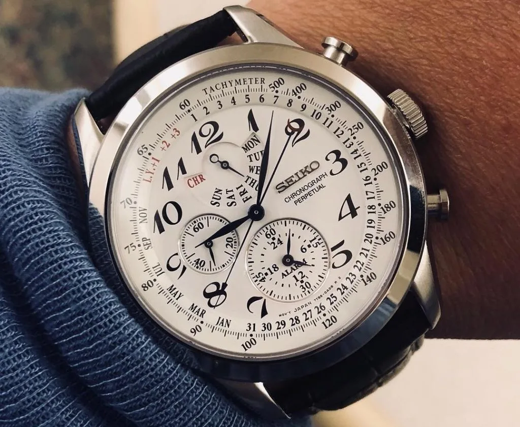 Seiko SPC131P1 Neo Classic watch face