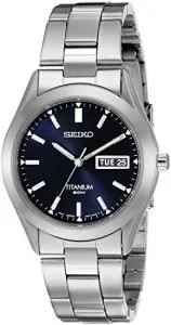 Seiko SGG709 Titanium watch with blue dial