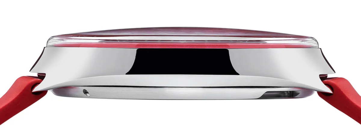 Ressence Type 1 Slim Red titanium case and design