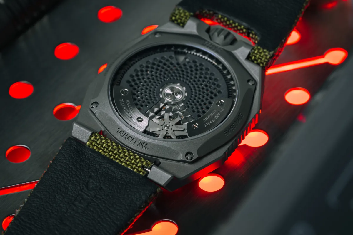 Urwerk UR-100V P.02 on wrist
