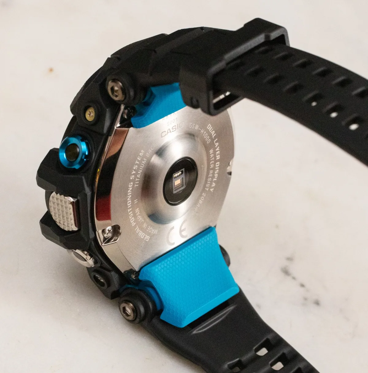 Casio G-Shock GSWH1000 charging port