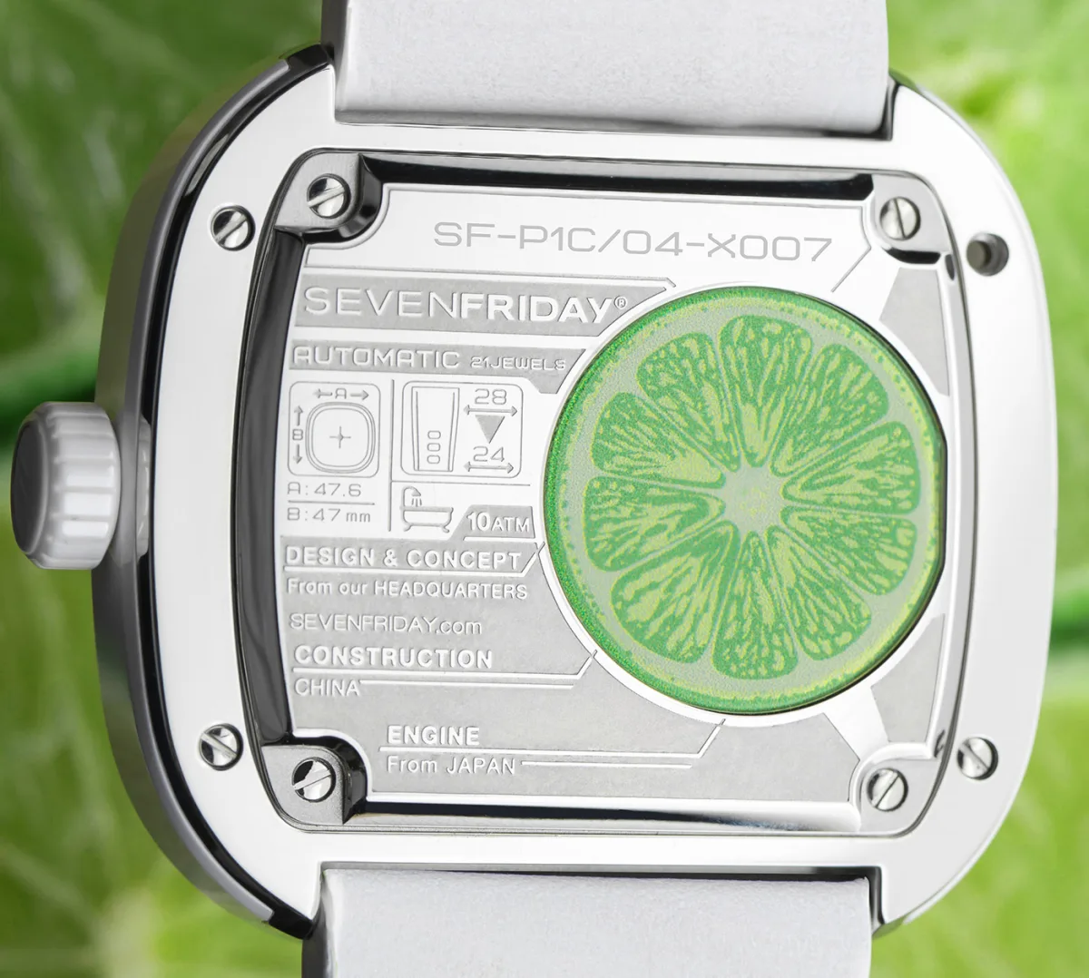 Miyota 82S7 movement in SevenFriday P1C/04 Caipi