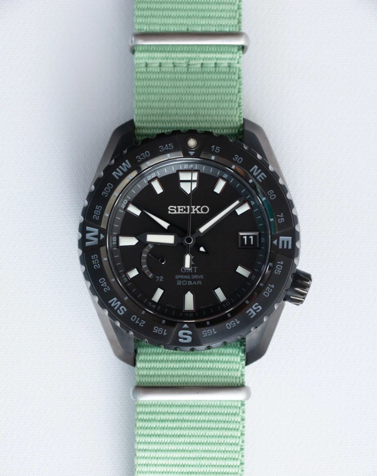 Seiko Prospex Spring Drive SNR027 with NATO strap