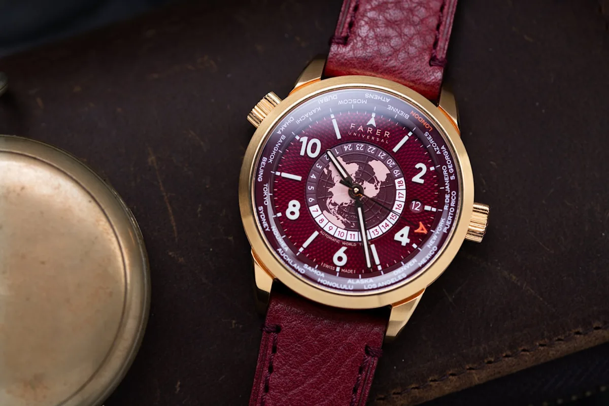 Engraving option on the Thorne Gold watch case back