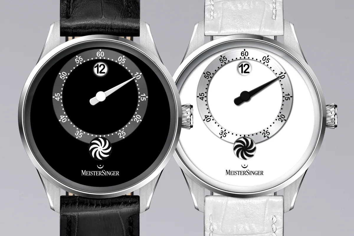 MeisterSinger Panthero Jumping Hour limited edition dial