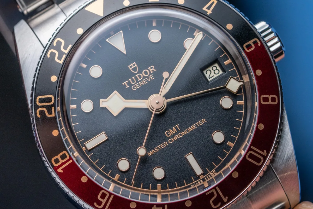 Tudor Black Bay with snowflake-style hands