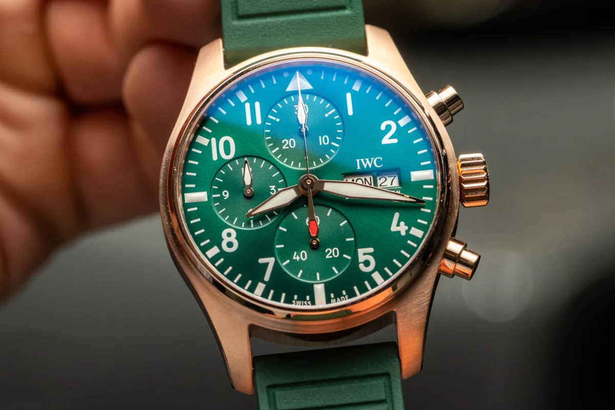 IWC Pilot’s Chronograph with sword-style hands