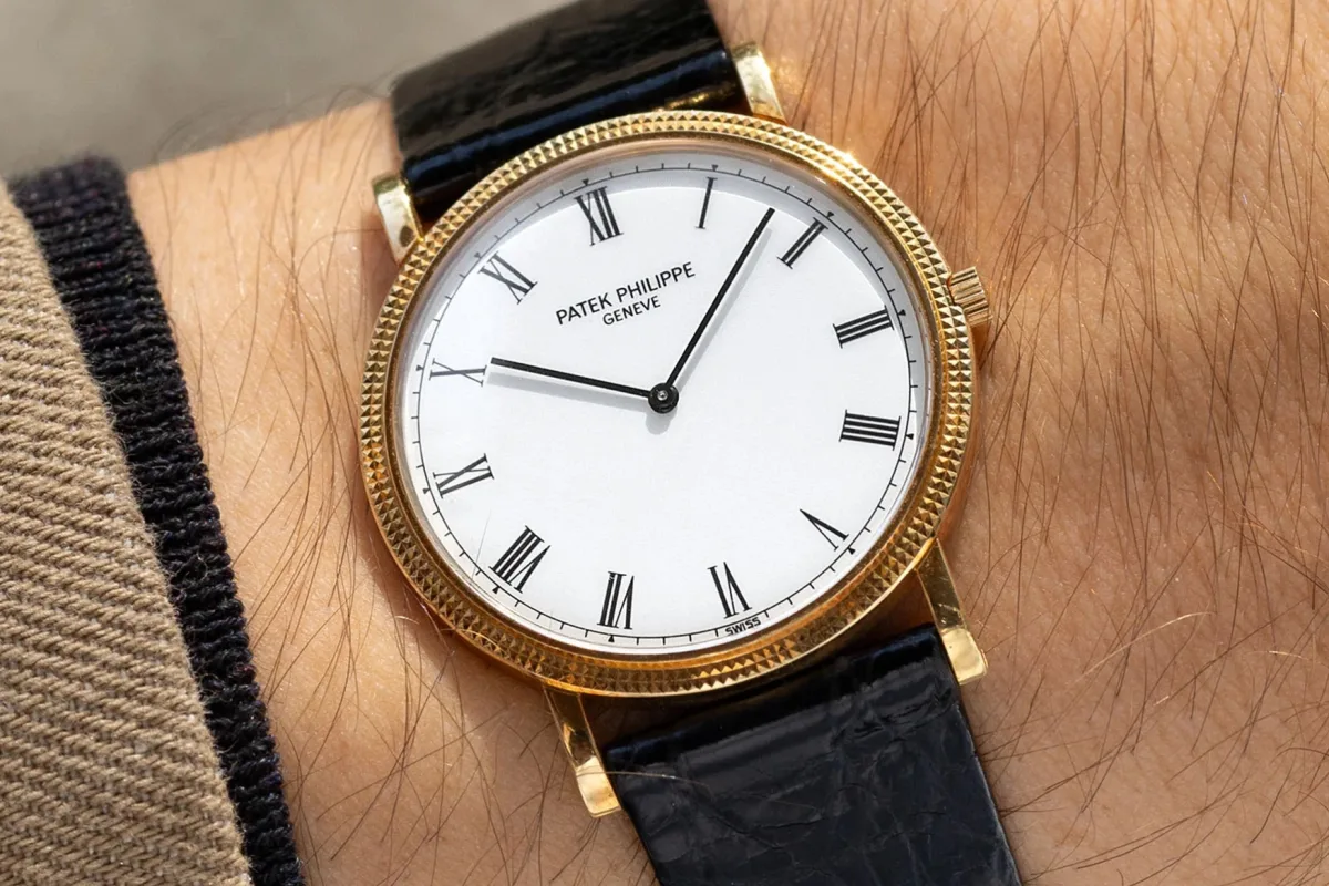 Patek Philippe Nautilus with baton-style hands