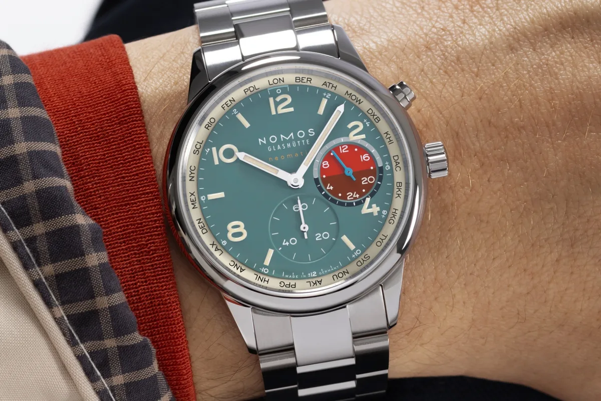 Nomos Club Sport neomatik World Timer watch