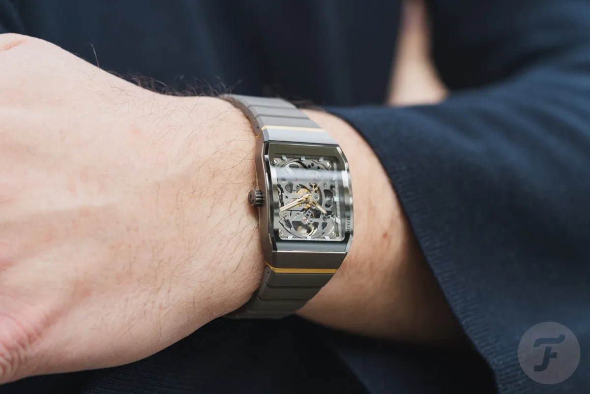 Rado Anatom Automatic Skeleton details on wrist