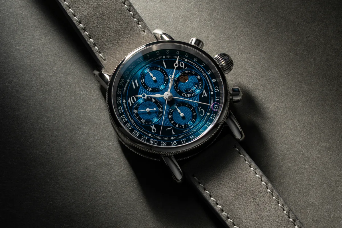 Chronoswiss Lunar Chronograph Aurora case and strap