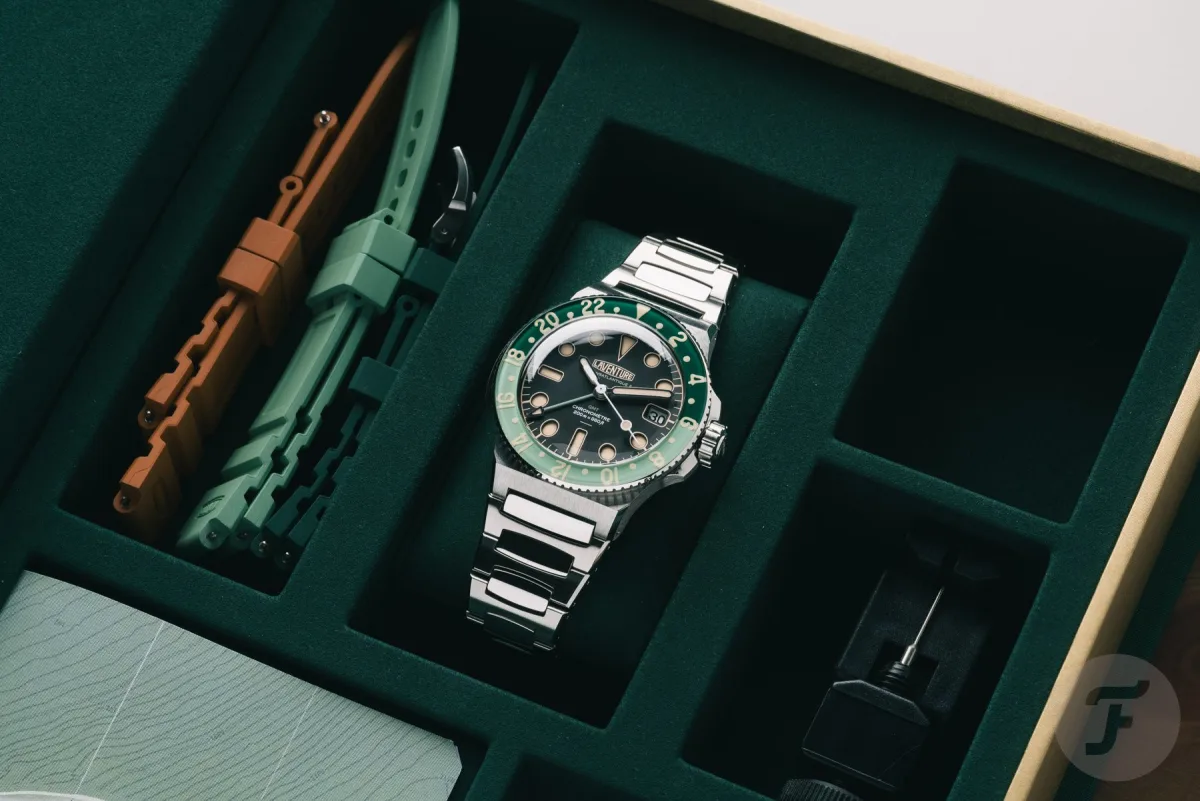 Laventure Transatlantique II GMT on wrist