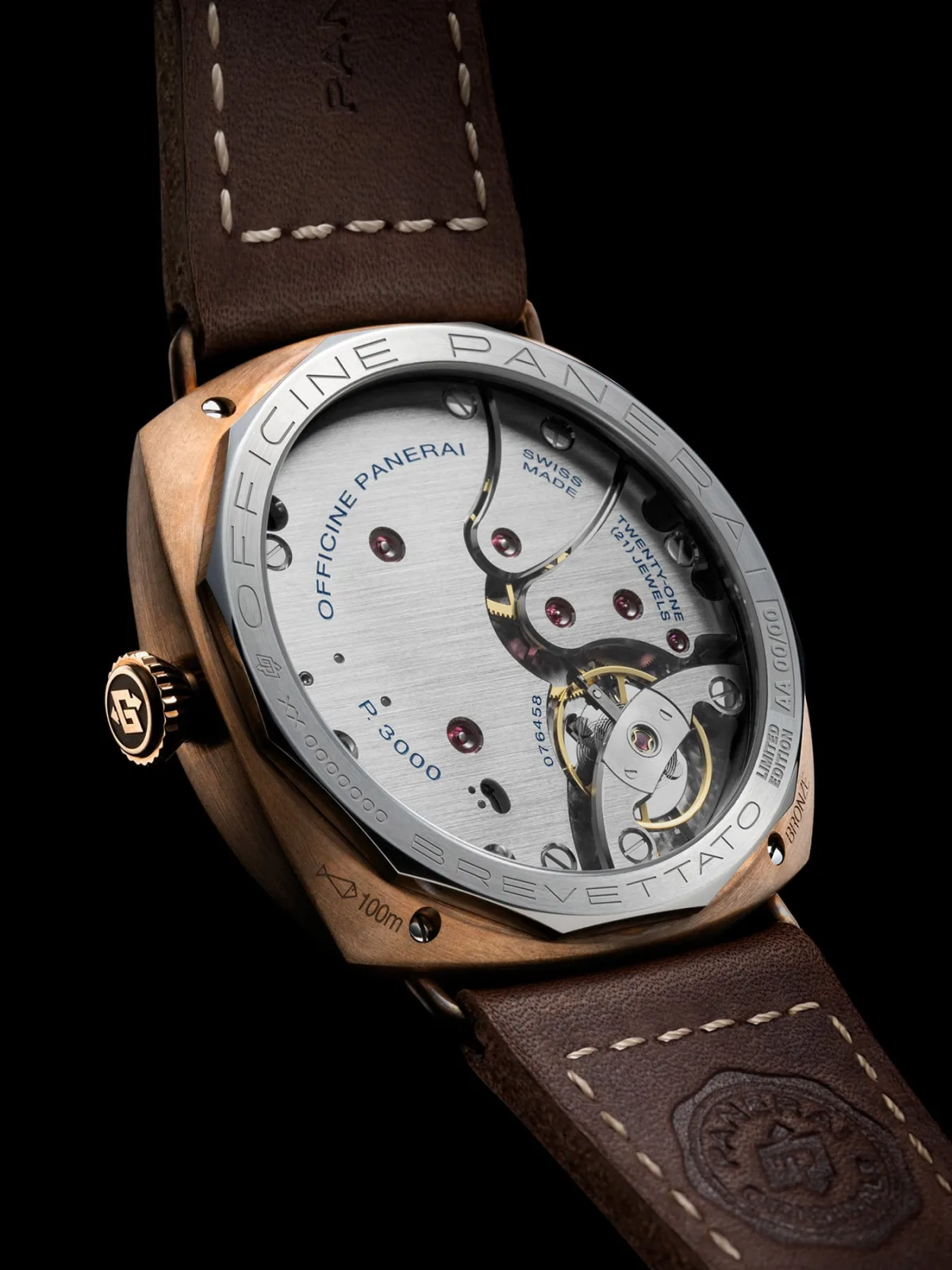 California dial of the Panerai Radiomir Bronzo model