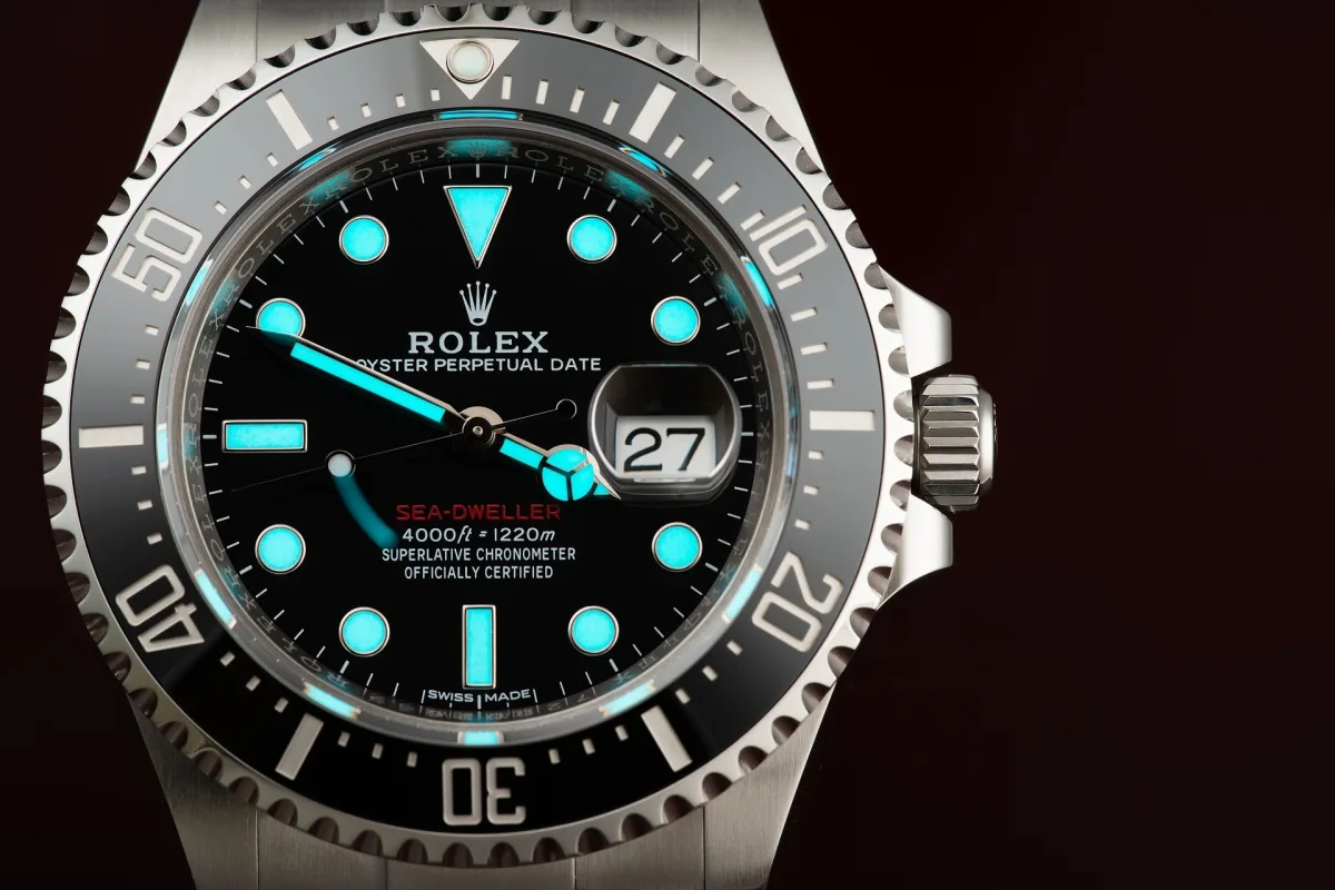 Rolex Sea-Dweller with black Cerachrom bezel