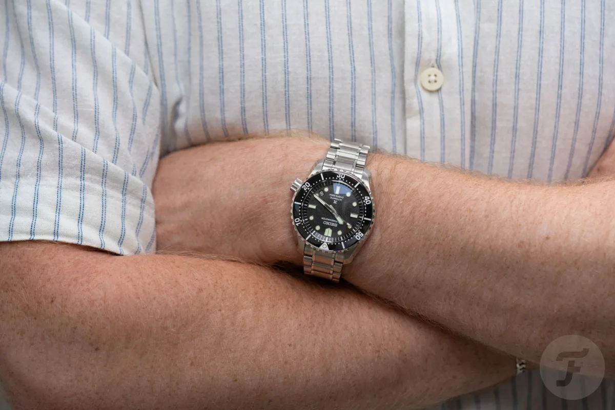 Seiko Prospex Marinemaster with black bezel