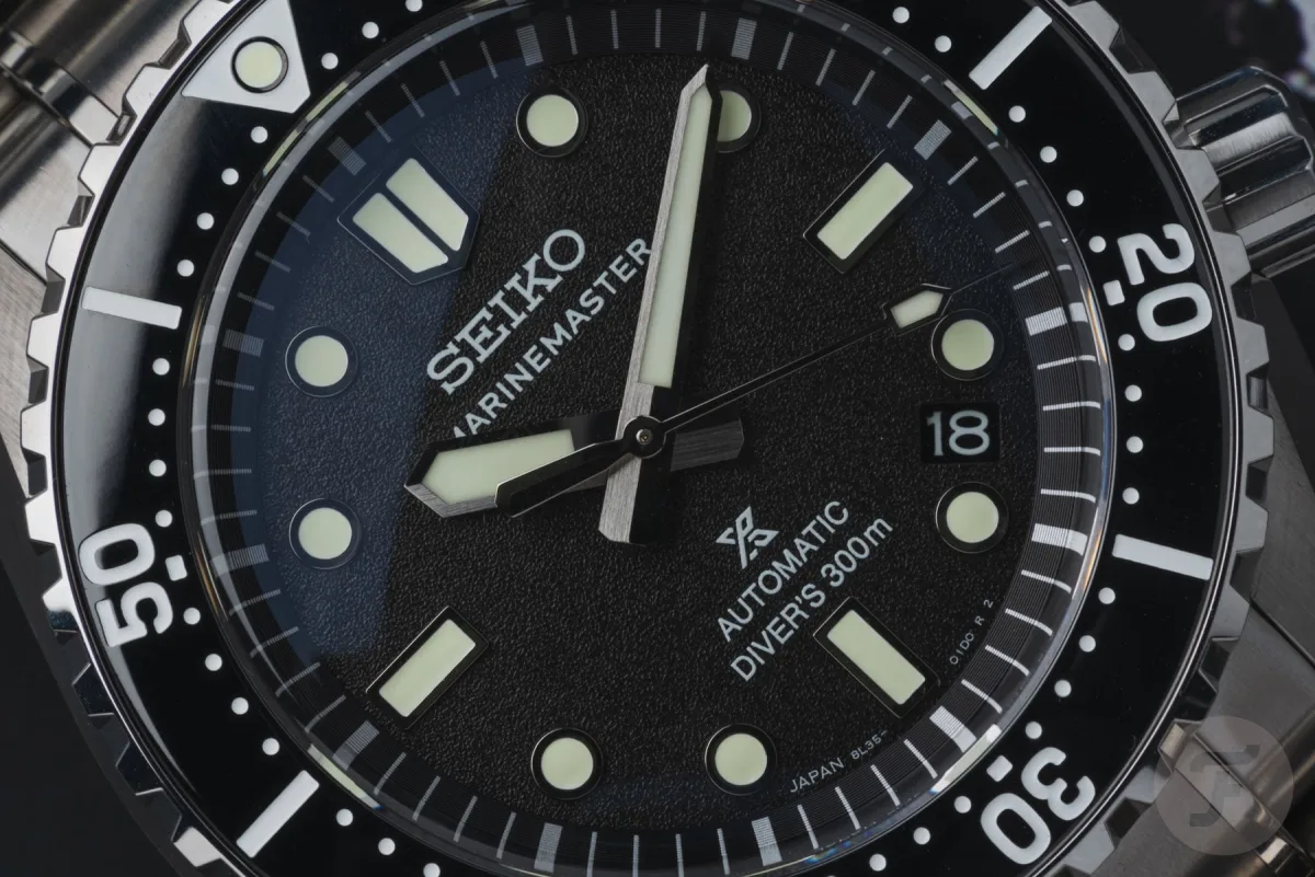 Seiko Prospex Marinemaster with stainless steel bracelet