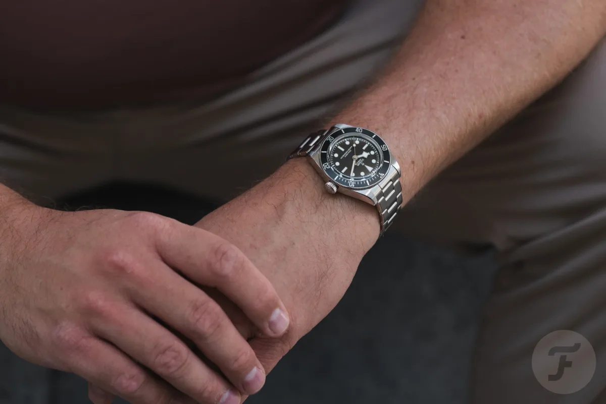 Tudor Black Bay Monochrome on five-link bracelet