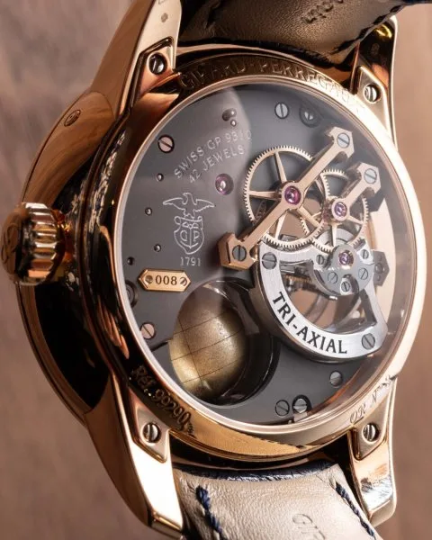 Girard-Perregaux triple-axis tourbillon in motion