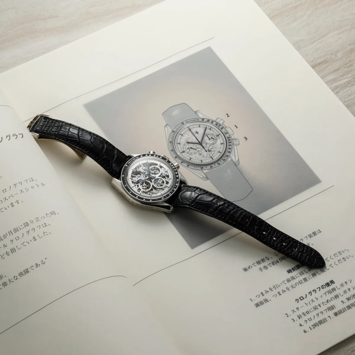 Omega Speedmaster Professional and Armin Strom skeletonized watches
