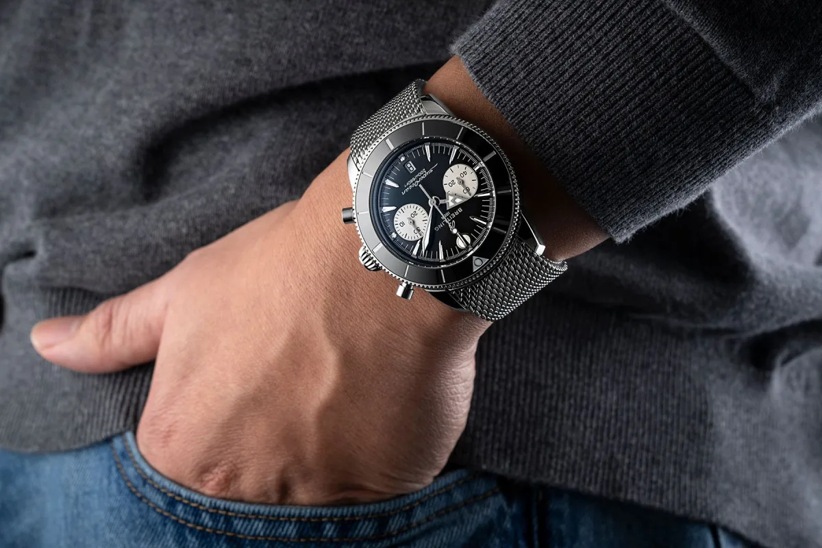 Breitling Superocean Heritage B01 Chronograph 42 on wrist