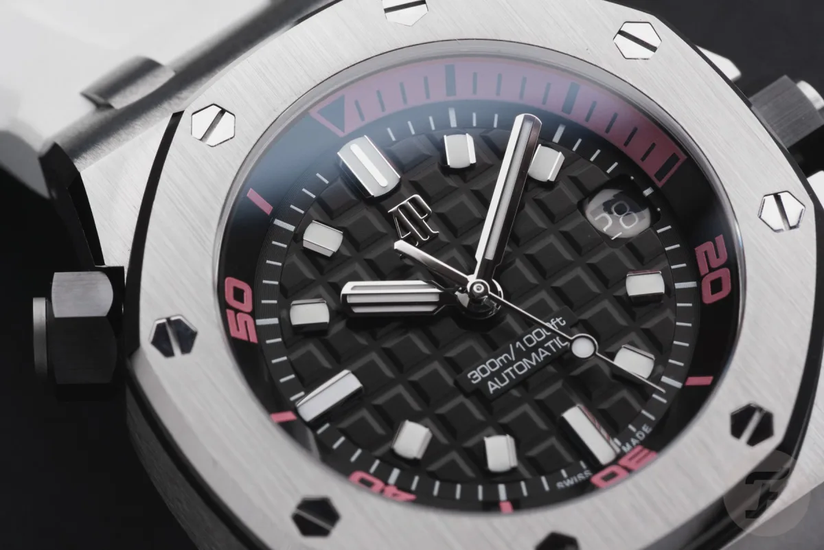 New Audemars Piguet ROO Diver models with steel case and color accents