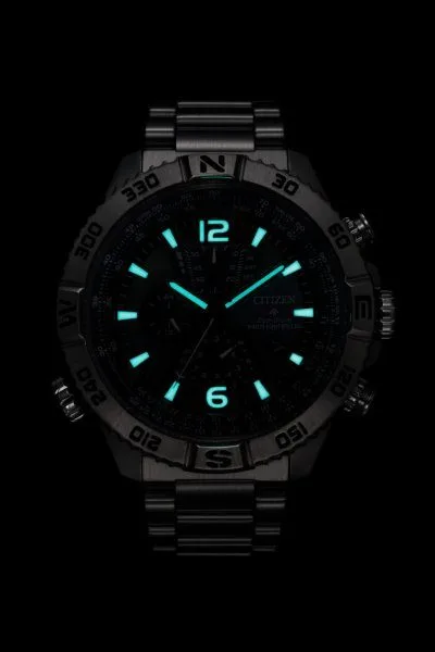 Chronograph functions on Citizen Promaster Navihawk A-T