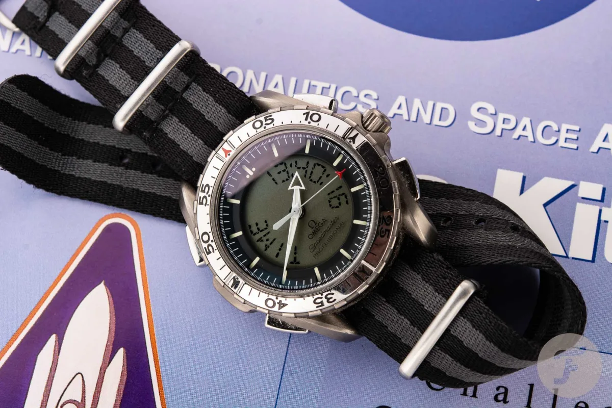 Omega Speedmaster X-33 with titanium case