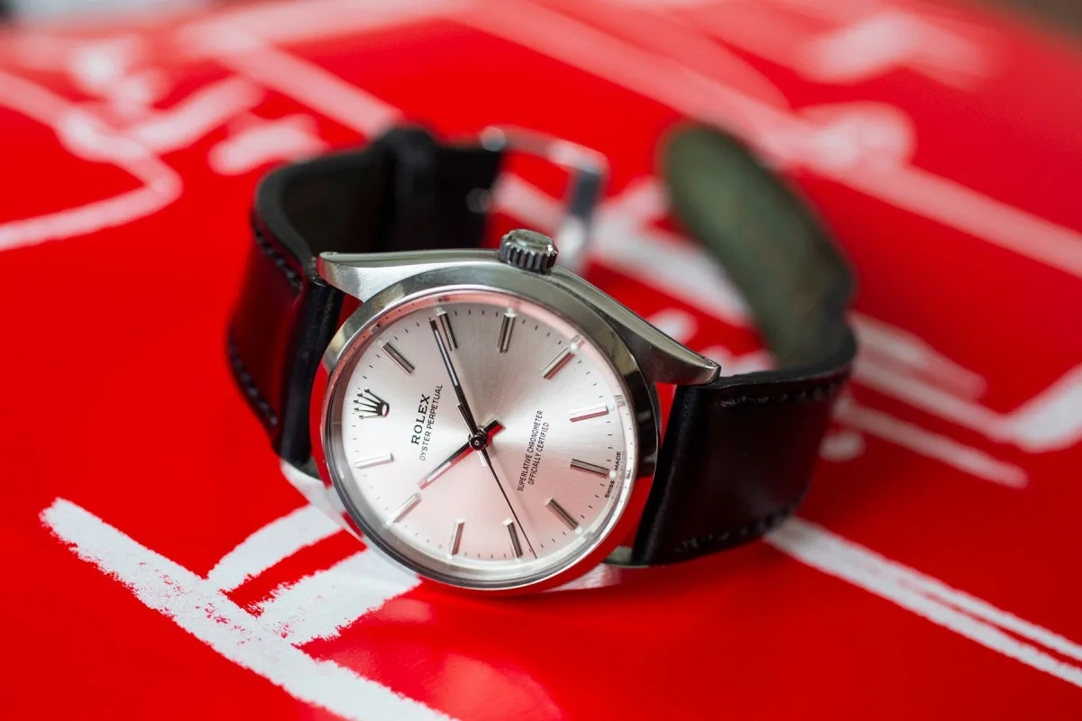 Vintage Rolex Oyster Perpetual 1002 on wrist