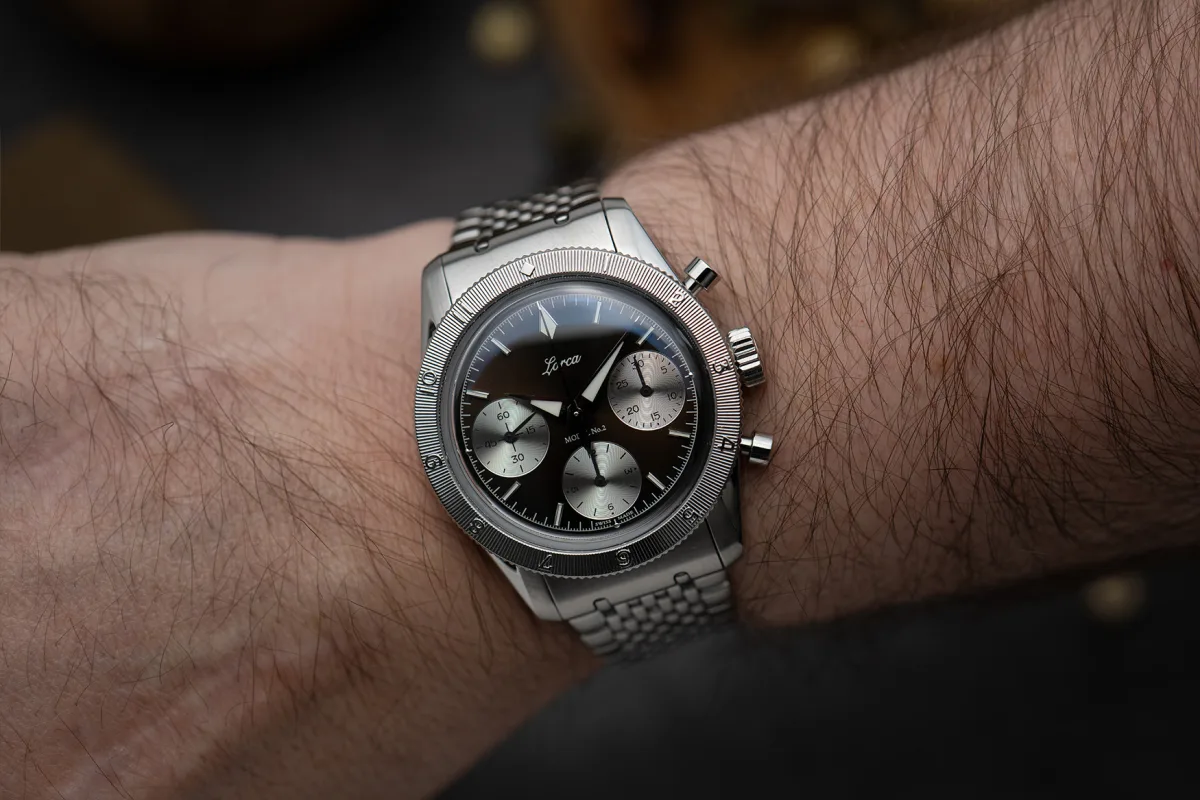 Lorca Model No. 2 stainless steel case and bezel