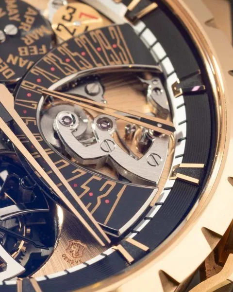 Back view of Roger Dubuis Excalibur Grande Complication