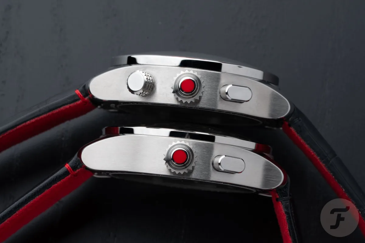 Side view of Leica ZM 1 watch case