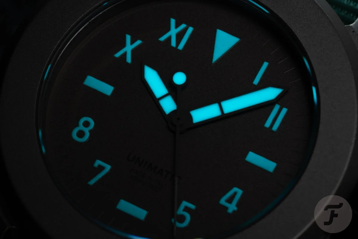 California dial of Unimatic Modello Quattro U4S-T-LB