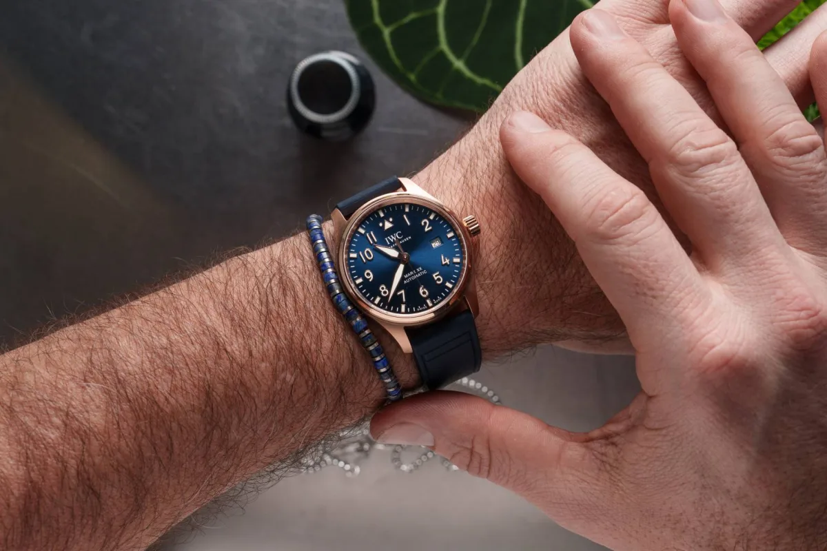 IWC Pilot’s Watch Mark XX Le Petit Prince in gold and steel