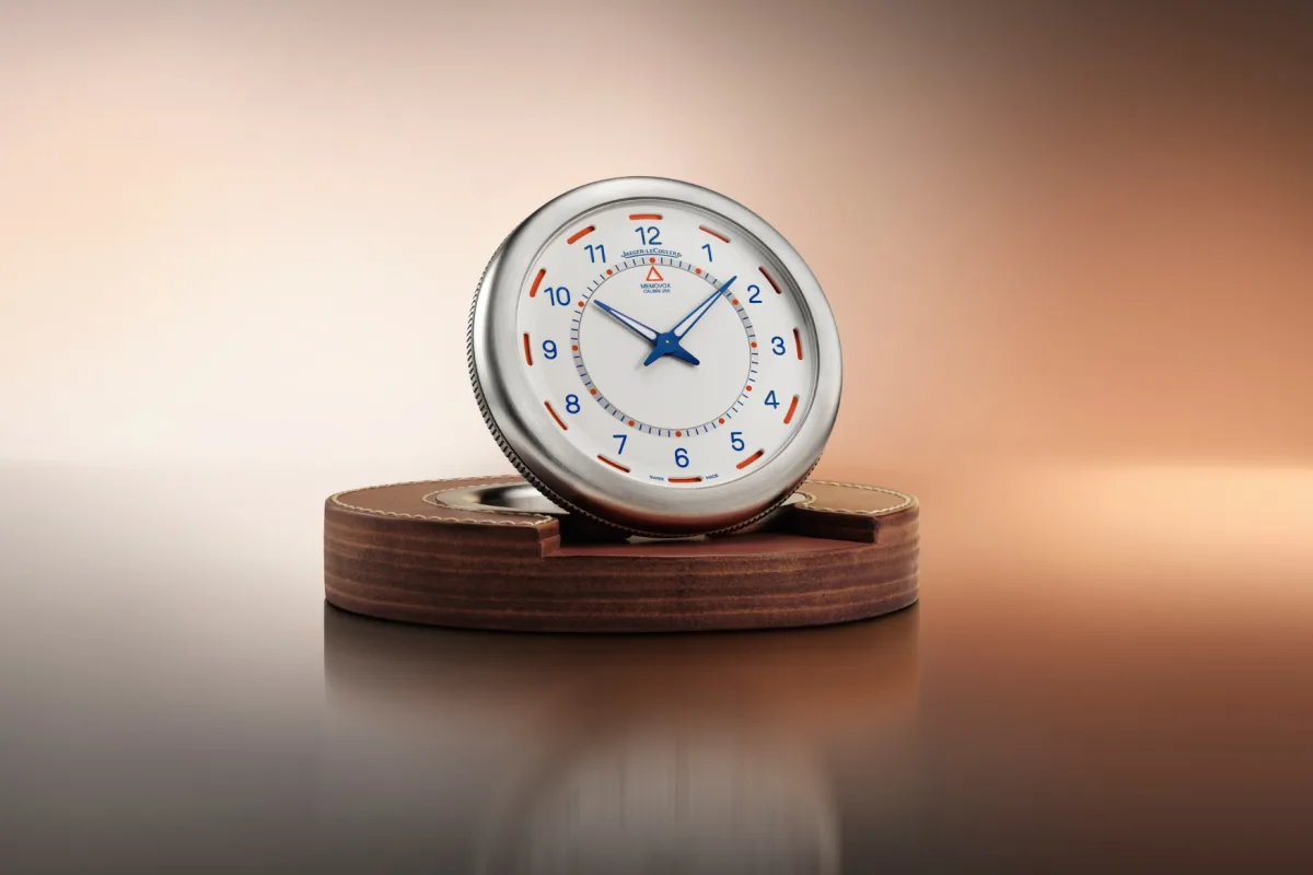 Jaeger-LeCoultre Memovox Travel Clock by Marc Newson in titanium case