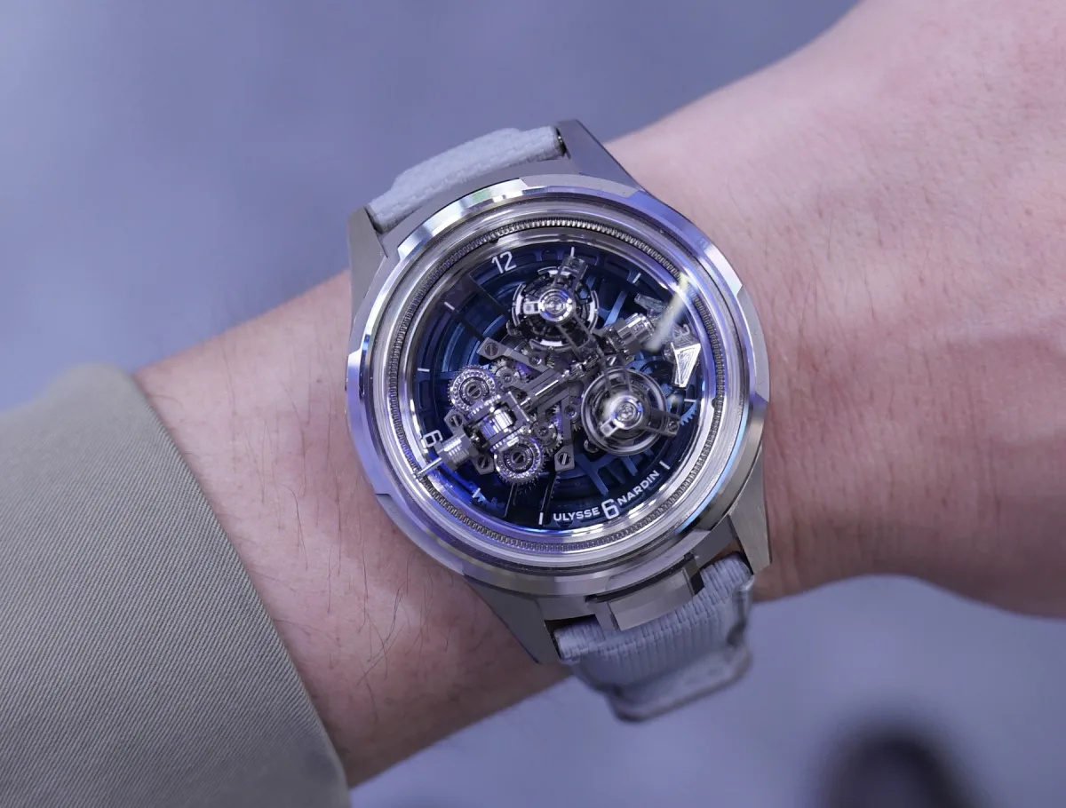 Ulysse Nardin Super Freak watch with unique movement