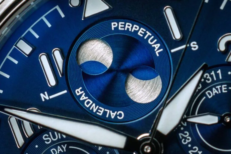 IWC ProSet watch with Super-LumiNova details
